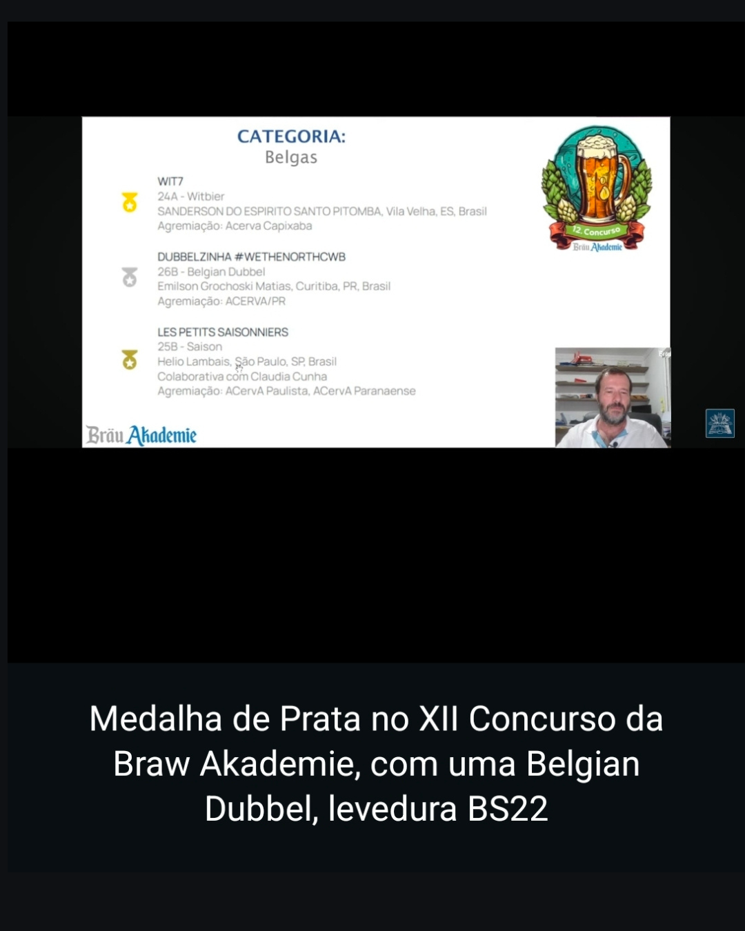 Medalha de aluno Beer School