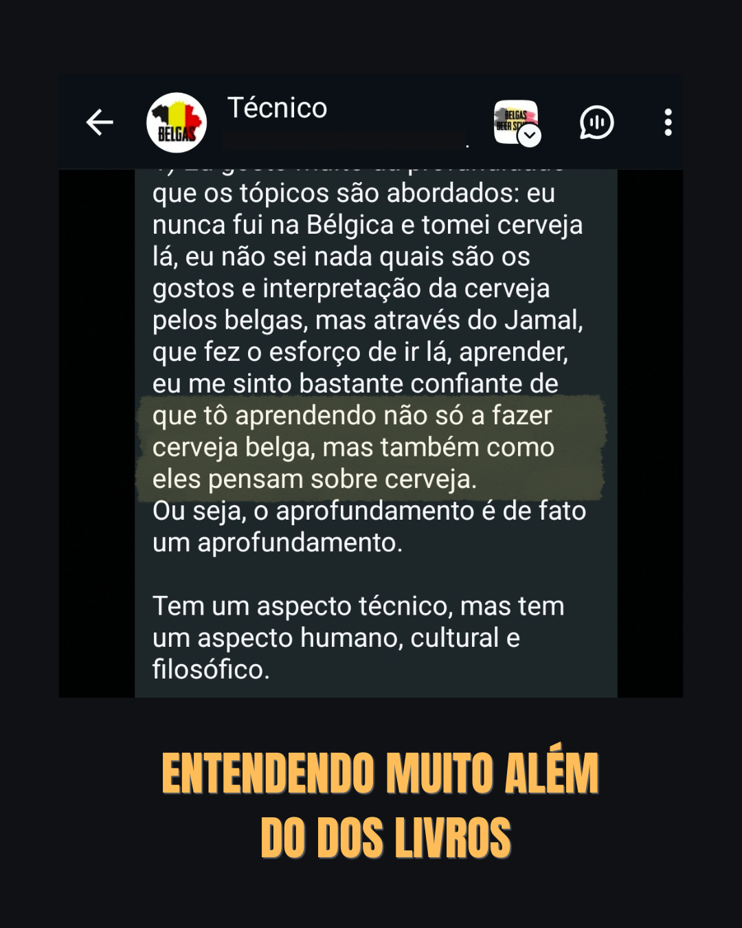 Print do grupo de alunos do curso de Belgas